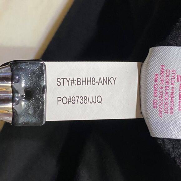 No Boundaries Cozy Black Long Sleeve Warrior Sweatshirt Juniors Size S/CH (3-5) - Picture 6 of 12